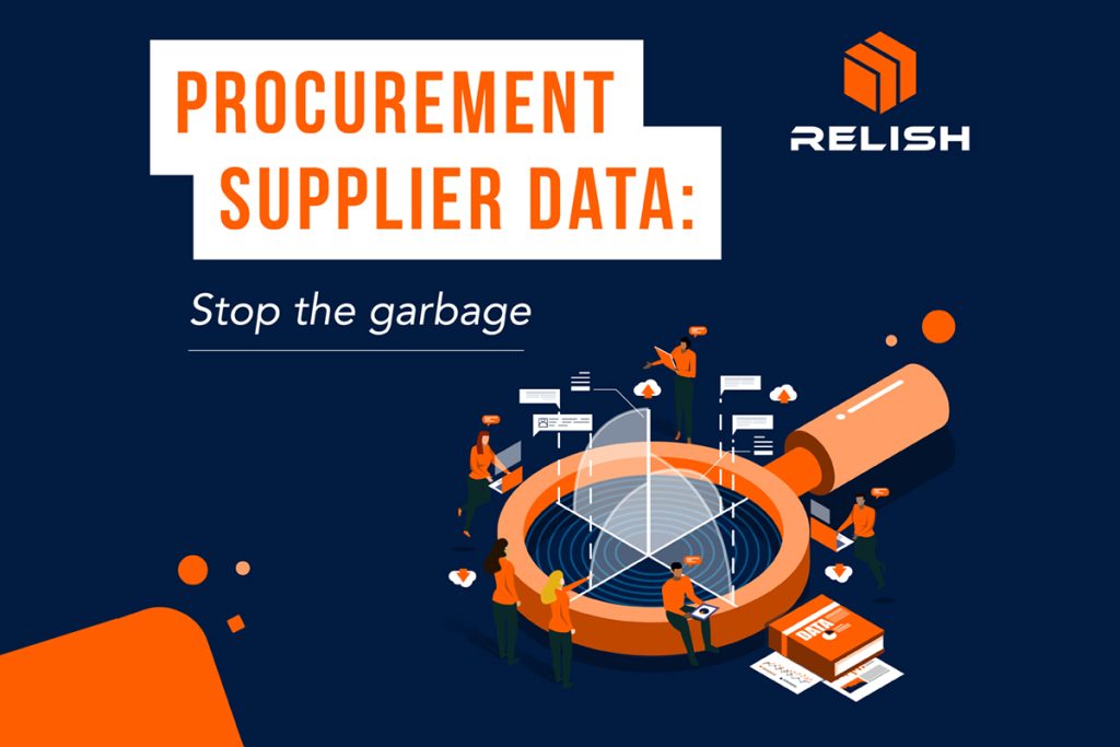 Procurement Supplier Data: Stop the Garbage!