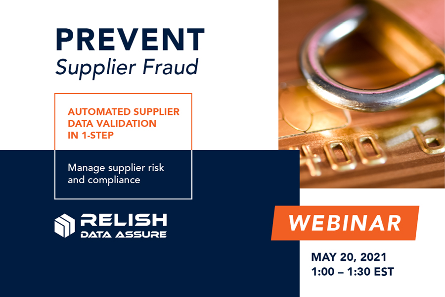 Prevent Supplier Fraud: Automated Supplier Data Validation In 1-step