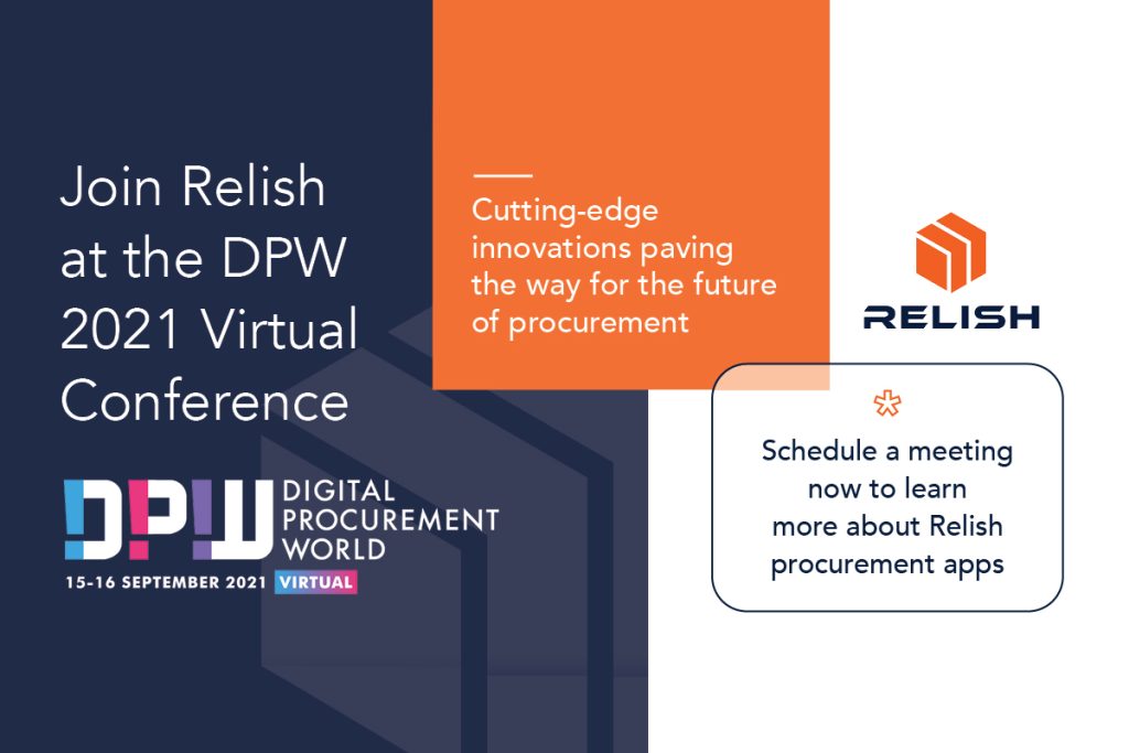 Relish at Digital Procurement Word – Sept 15 & 16