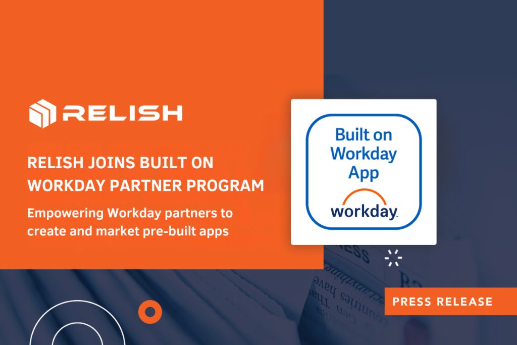 Relish Joins Built On Workday Partner Program