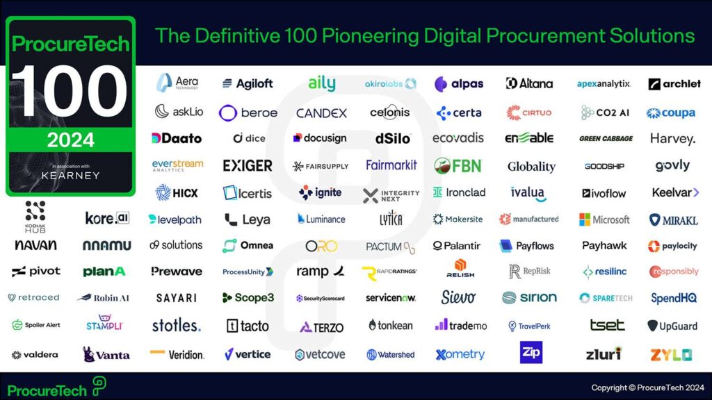 the 2024 ProcureTech100