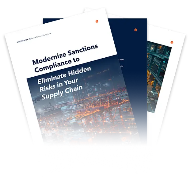 Sanctions whitepaper about the impact of non-compliance and best practices to improve.