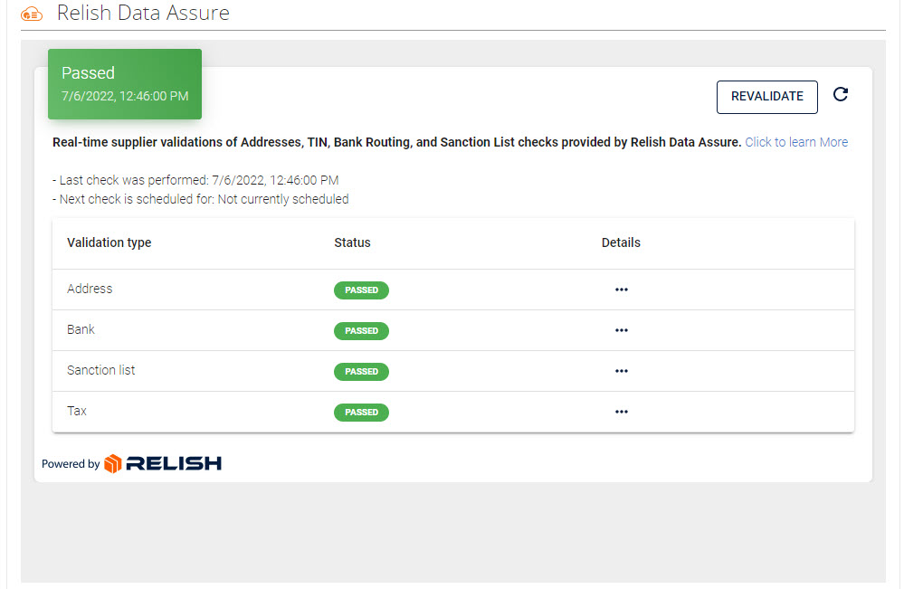 Global Bank Account Validation in Coupa