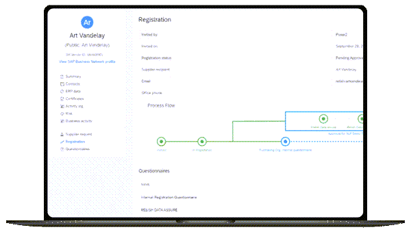 Relish Data Assure supplier registration and validation steps