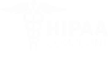 HIPAA white logo