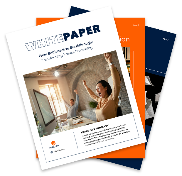 Relish whitepaper on invoice processing